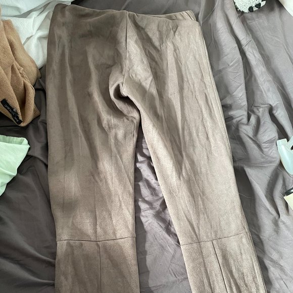 Tan suede leggings - Picture 2 of 4